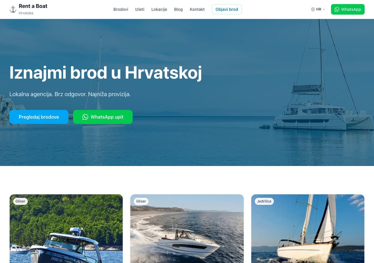 Rent a Boat Hero
